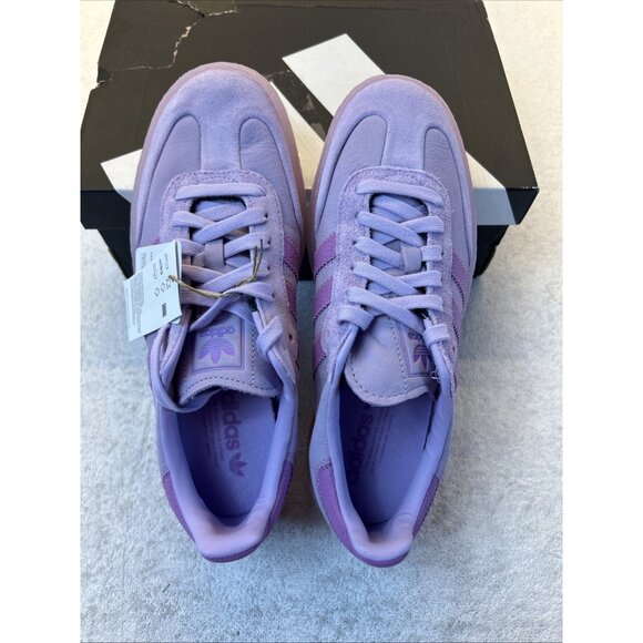 adidas Shoes - Adidas Samba Purple/Purple Gum Sole Sneaker JS3956 Women SZ 9 New in Box